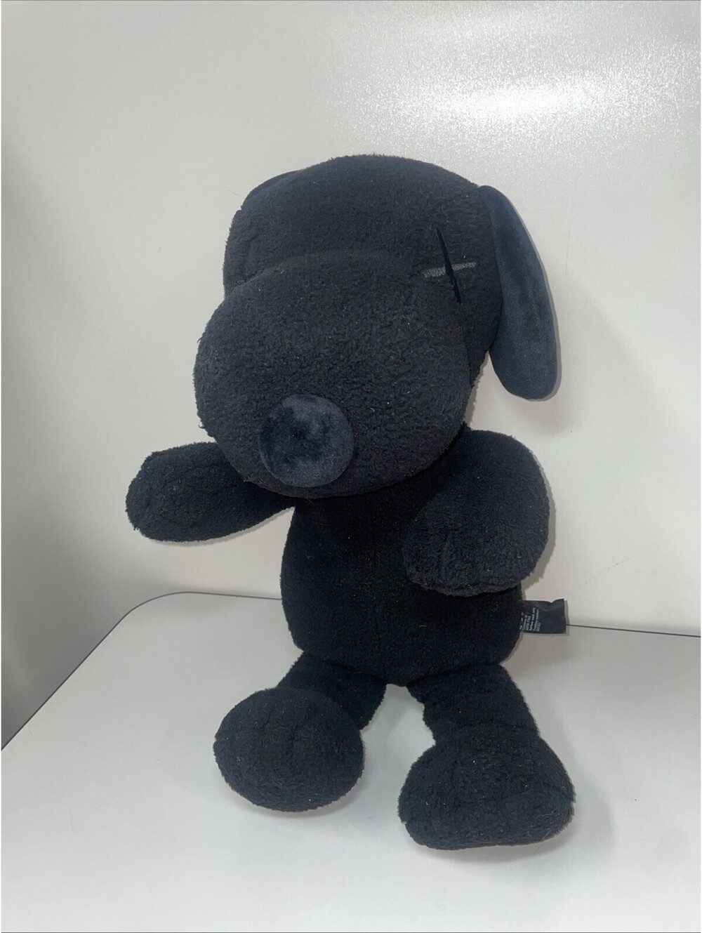 KAWS x Uniqlo x Peanuts 2017 Black Snoopy Plush Toy Large 22"